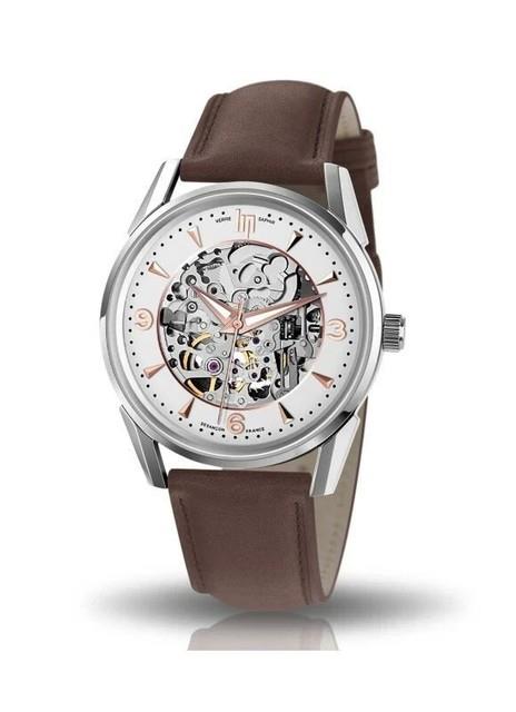 Montre Automatique Lip Himalaya 40 Mm Squelette 671557 Pour Homme, Cadran Blanc