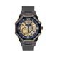 Montre Automatique Maison Montignac Mow808, Bracelet En Acier Noir, 44 Mm