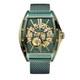 Montre Automatique Montignic Mow1102 Pour Homme, En Acier Inoxydable Vert, 45 Mm