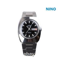 Montre automatique NINO Swiss Made, avec mouvement AS 1903, pour hommes, acie