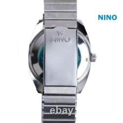 Montre automatique NINO Swiss Made, avec mouvement AS 1903, pour hommes, acie