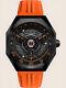 Montre Automatique Nubeo Skylab Orange Black Edition Limitée 100ex