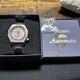 Montre Automatique Orient Cal48743 Rouge Argent élégante Pour Homme