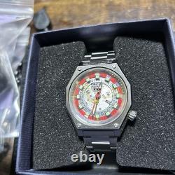 Montre automatique ORIENT CAL48743 rouge argent élégante pour homme