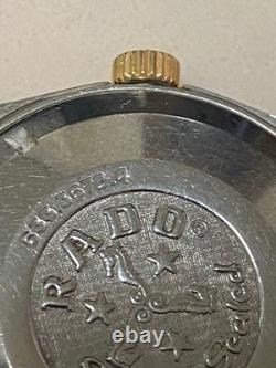 Montre automatique RADO cheval violet 35 mm cadran doré fonctionnelle vintage