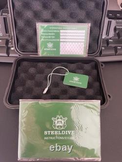 Montre automatique STEELDIVE type submariner Diamètre 41 mm Bracelet Oyster