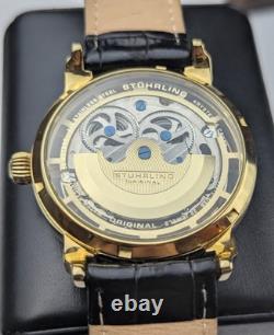 Montre automatique STÜHRLING Original Squelette doré Complications multiples