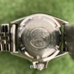 Montre automatique Seiko pour homme cadran noir indicateur de date en acier i