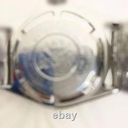 Montre automatique Seiko pour homme cadran noir indicateur de date en acier i