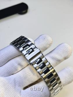 Montre automatique custom seikoNH38 open heart bleu homme