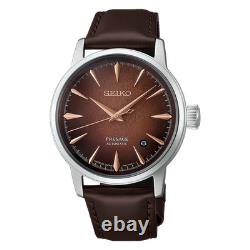 Montre automatique en cuir pour homme Seiko Presage Cocktail Time HCB003J Jap