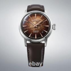 Montre automatique en cuir pour homme Seiko Presage Cocktail Time HCB003J Jap Montre automatique en cuir pour homme Seiko Presage Cocktail Time HCB003J Jap