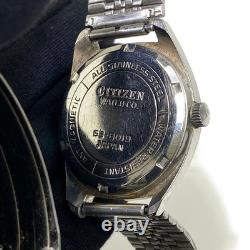 Montre automatique homme Citizen 17 cm poignet cadran argenté fonctionnant au