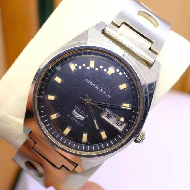Montre Automatique Homme Citizen C141 37 Mm Cadran Noir Indicateur Jour Date
