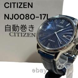 Montre automatique homme Citizen NJ0080 NJ0080-17L boîte 42 mm cadran bleu Japon