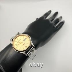 Montre automatique homme Citizen cadran doré affichage de la date 4-R07540