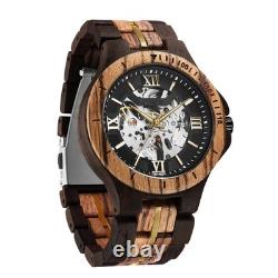 Montre automatique homme FORSINING en bois design classique étanche