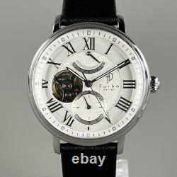 Montre automatique homme Furbo 39 mm réserve de marche bracelet neuf F8402