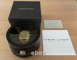 Montre automatique homme HAMILTON Lloyd Auto cuir gris analogique Montre automatique homme HAMILTON Lloyd Auto cuir gris analogique