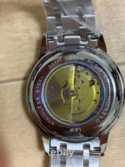Montre automatique homme I&W Carnival date jour cadran argenté Japon occasion