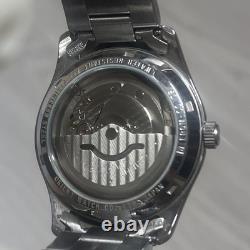 Montre automatique homme ORIENT STAR WZ0031ER bleue ton argent 38 mm