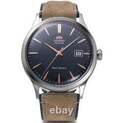 Montre automatique homme Orient Bambino RA-AC0P02L30B 42mm cadran bleu marine