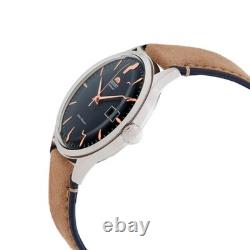 Montre automatique homme Orient Bambino RA-AC0P02L30B 42mm cadran bleu marine