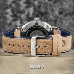 Montre automatique homme Orient Bambino RA-AC0P02L30B 42mm cadran bleu marine