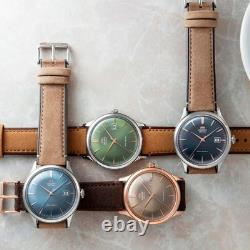 Montre automatique homme Orient Bambino RA-AC0P02L30B 42mm cadran bleu marine