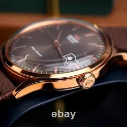 Montre automatique homme Orient Bambino RA-AC0P04Y30B cadran marron bracelet