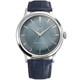 Montre Automatique Homme Orient Ra-ac0030l30b Cuir Bambou 40,5 Mm Cadran Bleu
