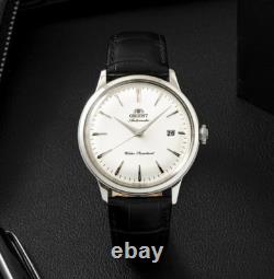 Montre automatique homme Orient RA-AC0031S30B cuir Bambino 40,5 mm cadran bla