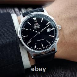 Montre automatique homme Orient Symphony RA-AC0F05B30B cadran noir bracelet c