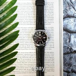 Montre automatique homme Orient Symphony RA-AC0F05B30B cadran noir bracelet c