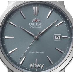 Montre automatique homme Orient contemporaine RA-AC0F14L30B cadran bleu cuir 50M