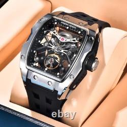 Montre automatique homme Pagani Design squelette 42mm mécanique luxe
