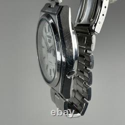 Montre automatique homme SEIKO 5 38 mm jour/date bracelet argent SS 7009-8761