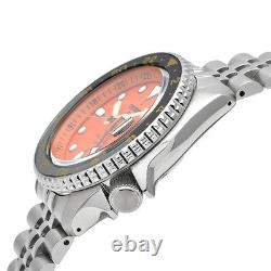 Montre automatique homme SEIKO 5 Sports SSK005KC cadran orange GMT Montre automatique homme SEIKO 5 Sports SSK005KC cadran orange GMT