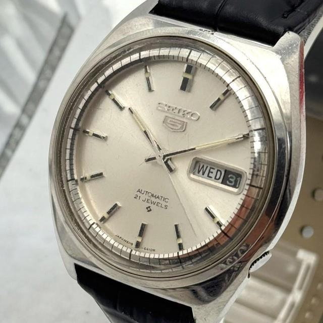 Montre Automatique Homme Seiko 6119-6410 Seiko5 Jour/date Analogique Du Japon