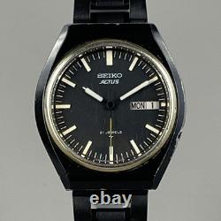 Montre automatique homme SEIKO Actus vintage 37 mm bracelet neuf 7019-8120