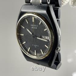 Montre automatique homme SEIKO Actus vintage 37 mm bracelet neuf 7019-8120