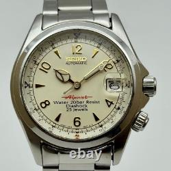 Montre automatique homme SEIKO Alpinist SCVF007 4S15-6000 cadran ivoire 36 mm Montre automatique homme SEIKO Alpinist SCVF007 4S15-6000 cadran ivoire 36 mm