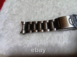 Montre automatique homme SEIKO bracelet cuir noir argenté état élégant