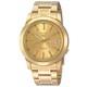 Montre Automatique Homme Seiko 5 Classic Snke56k1 Cadran Dor&eacute; Ton Or Pvd Acie