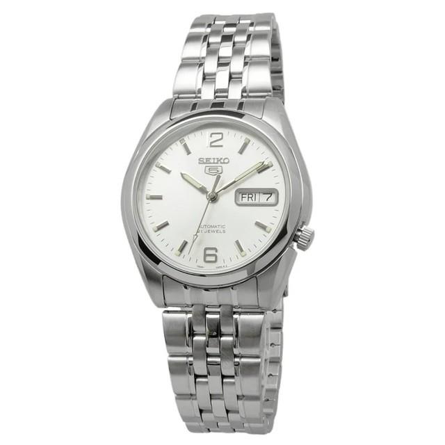 Montre Automatique Homme Seiko 5 Snk385k1 Cadran Argent&eacute; Acier Inoxydable Arg