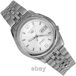 Montre automatique homme Seiko 5 SNK385K1 cadran argenté acier inoxydable arg
