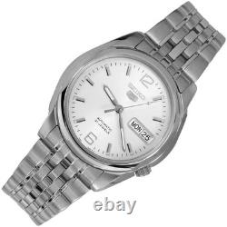 Montre automatique homme Seiko 5 SNK385K1 cadran argenté acier inoxydable arg