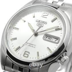 Montre automatique homme Seiko 5 SNK385K1 cadran argenté acier inoxydable arg