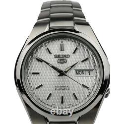 Montre automatique homme Seiko 5 SNK601K1 cadran argenté/blanc acier inoxydab