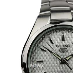 Montre automatique homme Seiko 5 SNK601K1 cadran argenté/blanc acier inoxydab